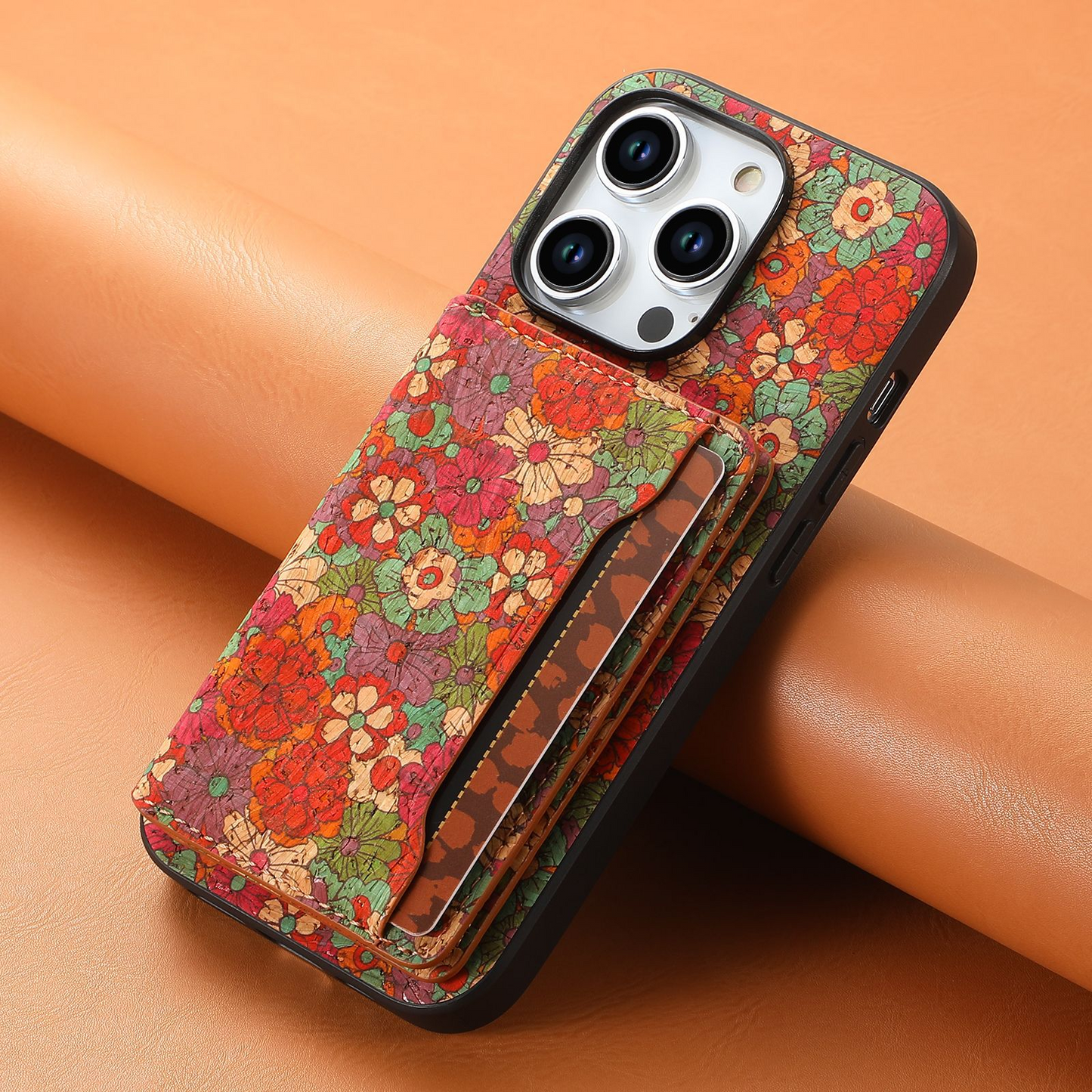 Vintage Bloom iPhone Brieftasche Fall